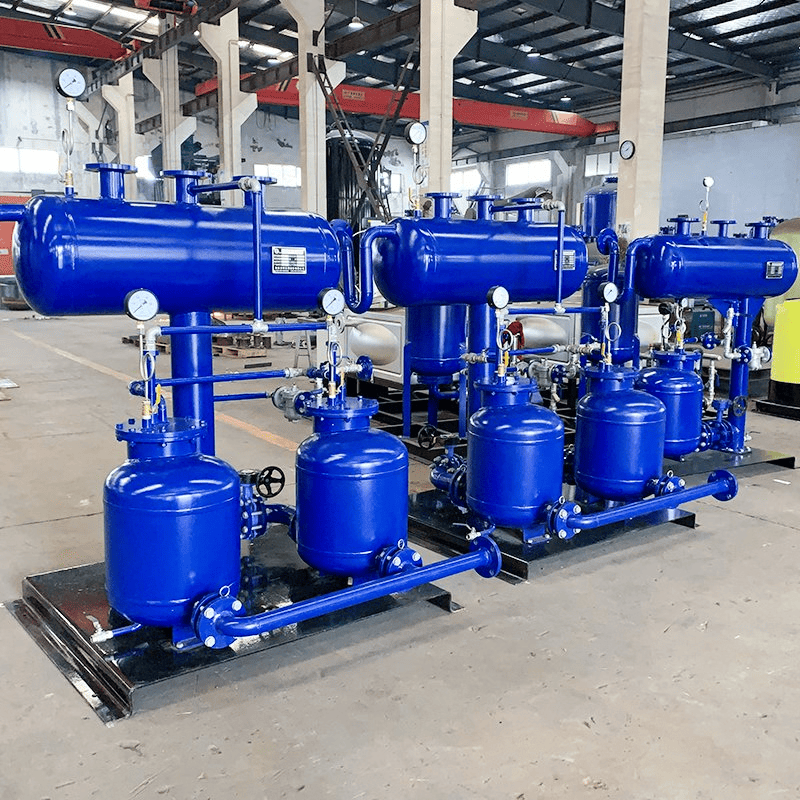 Steam and condensate recovery piping system