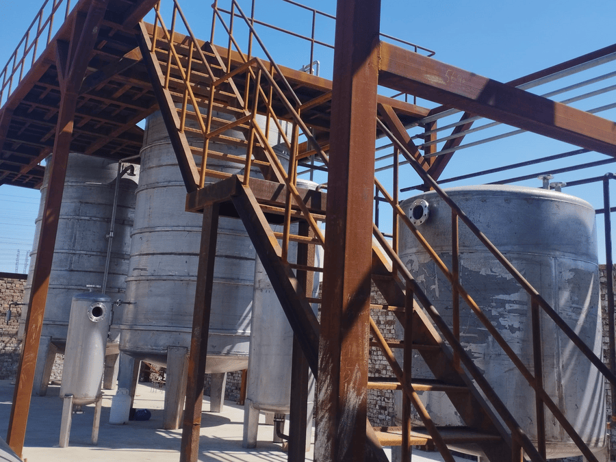 DOP plant erection