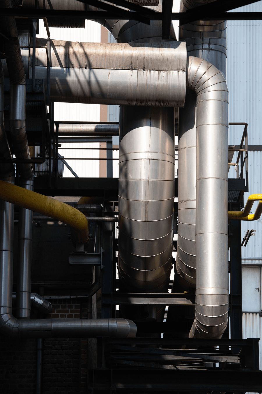 Insulated industrial piping
