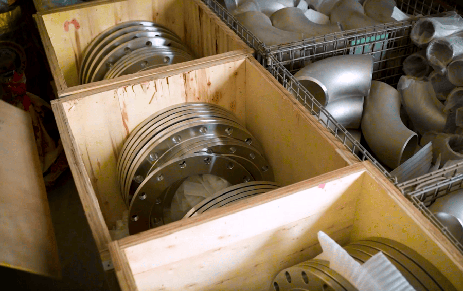 SS304L flange batch, pharma grade supply