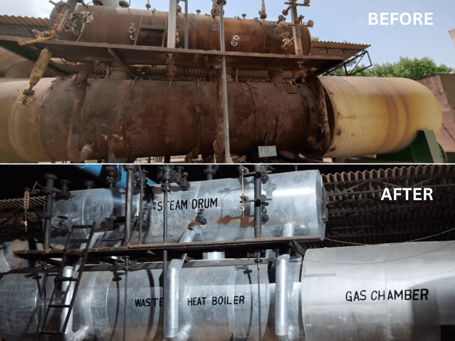 Sulfuric acid plant converter